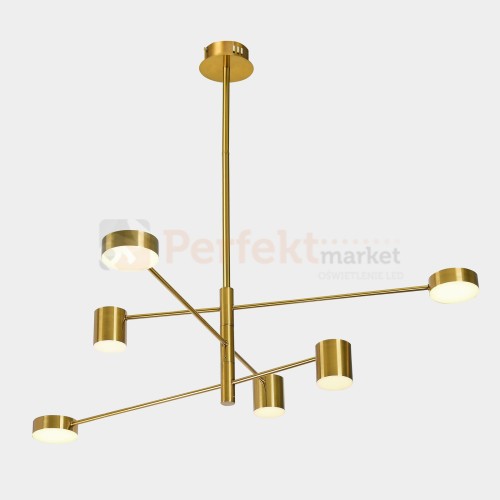 Italux PND-16374-6-COP-GD-4K Wisz�ce z�oty