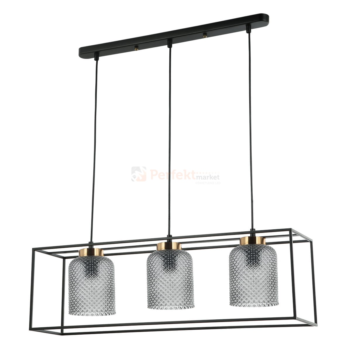 Italux PND-23231-3-BK+SG Wisz�ce czarny