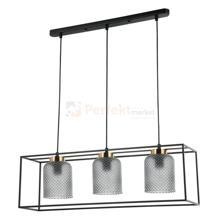 Italux PND-23231-3-BK+SG Wisz�ce czarny