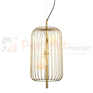 Italux Hayden MDM-3934/3 GD lampa wisząca druciana złota
