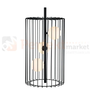 Italux Hayden MTM-3935/3 BK lampa biurkowa, stołowa czarna druciana