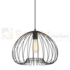 Italux MDM-4583-1 BK lampa wisząca druciana czarna