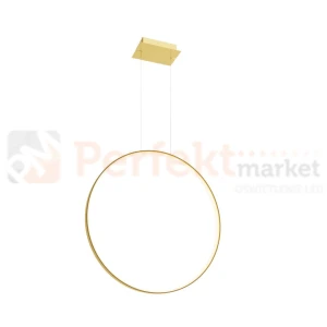 Lampa wisząca RIO złota 78 LED 78cm koło ring Thoro Lighting