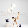 lampa wisząca na ramieniu chrom szklane białe kule ALdex BLOOM 4 CHROME 1091L4 perfektmarket 1.jpg