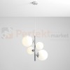 lampa wisząca na ramieniu chrom szklane białe kule ALdex BLOOM 4 CHROME 1091L4 perfektmarket 2.jpg
