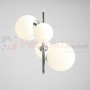 lampa wisząca na ramieniu chrom szklane białe kule ALdex BLOOM 4 CHROME 1091L4 perfektmarket.jpg