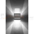 lampa_ścienna kinkiet biała g9 nowoczesna minimalizm design lampa kwadratowa plafon LED loreto biały perfektmarket SL.0203