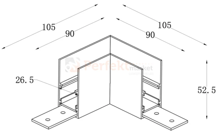 łącznik kątowy do szyny oświetleniowej magnetycznej wymiary multiline oxyled dystrybutor perfektmarket olsztyn.jpg