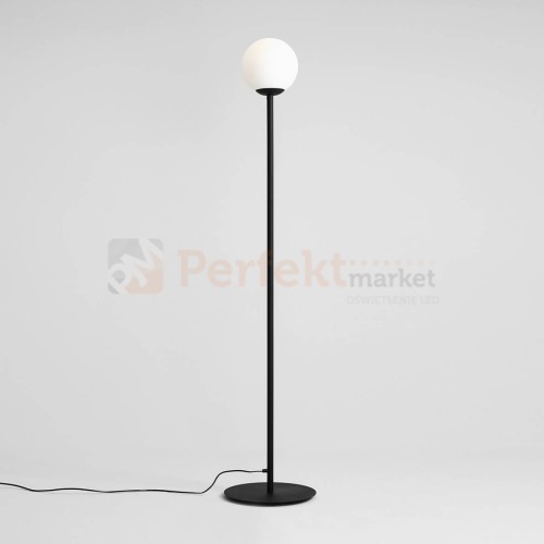 lampa podłogowa PINNE 1 FLOOR black Aldex loft czarna z matowym kloszem perfektmarket 2.jpeg