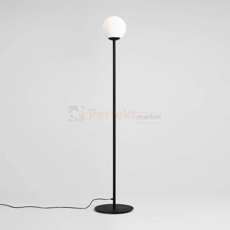 lampa podłogowa PINNE 1 FLOOR black Aldex loft czarna z matowym kloszem perfektmarket 2.jpeg