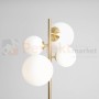 Mosiężna lampa podłogowa BLOOM 4 FLOOR BRASS mosiądz białe kule perfektmarket 2.jpeg