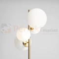 Mosiężna lampa podłogowa BLOOM 4 FLOOR BRASS mosiądz białe kule perfektmarket 3.jpeg