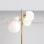 Mosiężna lampa podłogowa BLOOM 4 FLOOR BRASS mosiądz białe kule perfektmarket 4.jpeg