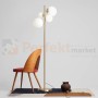 Mosiężna lampa podłogowa BLOOM 4 FLOOR BRASS mosiądz białe kule perfektmarket.jpeg