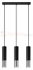 Lampa wisząca LOOPEZ 3L czarny/chrom SL.0942 Sollux