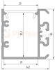 Profil aluminiowy LED Unico oświetlenie_LED oswetlenie_sufitowe ścienne wymiary rozmiar montaż perfektmarket.jpg