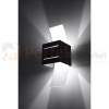 lampa_ścienna kinkiet czarna g9 nowoczesna minimalizm design lampa kwadratowa plafon LED loreto czarny perfektmarket SL.0201