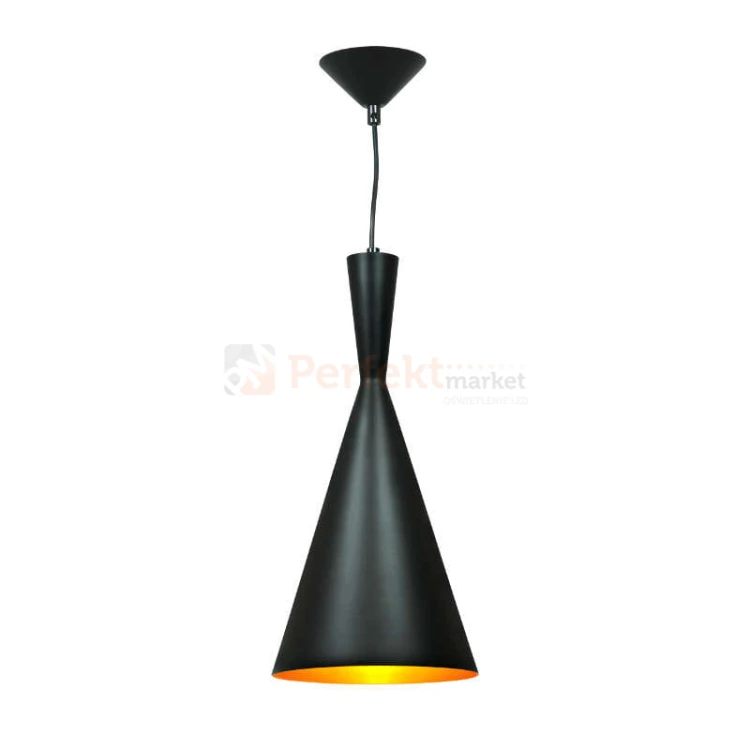 modern lampa p306c czarna wisząca led design okrągła edison minimal styl perfektmarket.jpg