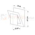lampa_ścienna kinkiet biała nowoczesna minimalizm perfektmarket design lampa sufitowa kwadratowa plafon LED nazaria biały SL.0431 perfektmarket sklep_olsztyn.jpga