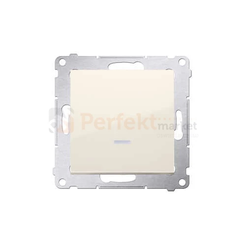 Simon 54 Łącznik jednobiegunowy z podświetleniem kremowy bez ramki DW1L.01/41 perfektmarket