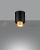 Plafon NESI czarny SL.0982 Sollux
