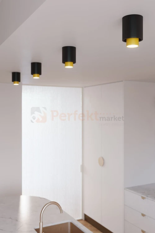 Plafon NESI czarny SL.0982 Sollux