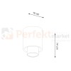 Plafon NESI czarny SL.0982 Sollux