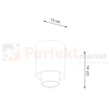 Plafon NESI czarny SL.0982 Sollux