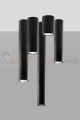 Plafon LAGOS 10 czarny SL.1000 Sollux