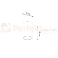 Plafon LAGOS 10 czarny SL.1000 Sollux