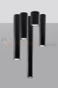 Plafon LAGOS 20 czarny SL.1001 Sollux