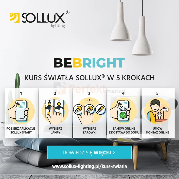 Plafon RING 3P biały SL.1015 Sollux