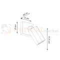 Kinkiet ZEKE dąb SL.1028 Sollux