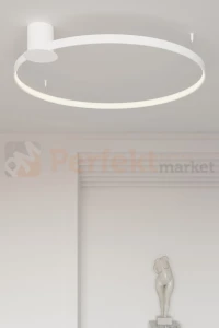 Plafon RIO 55 biała lampa sufitowa ring koło LED Thoro