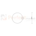 Plafon RIO 55 biały LED 3000K TH.125 Sollux