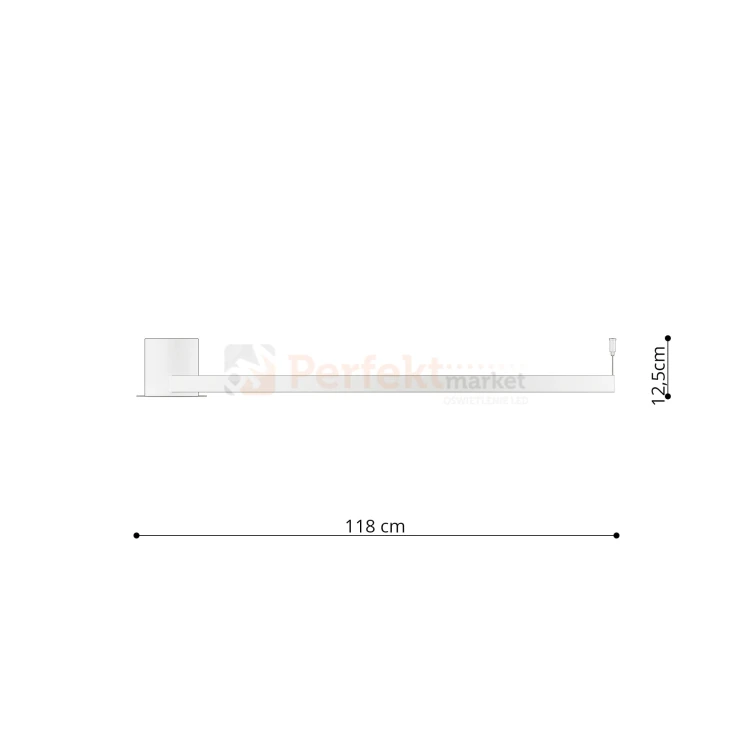 Plafon RIO 110 czarny LED 4000K TH.136 Sollux