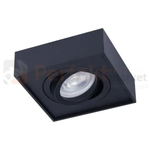 Oprawa sufitowa wpuszczana Nusa Square czarna GU10 ML0046