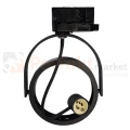 LUGAR BLACK track light 1xAR111 GU10 - 3 Circuit ML7057