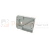Zaślepka do profili Unico led aluminiowa z otworem typ schodowe biała prawa z otworem oświetlenie_led perfektmarket.jpg