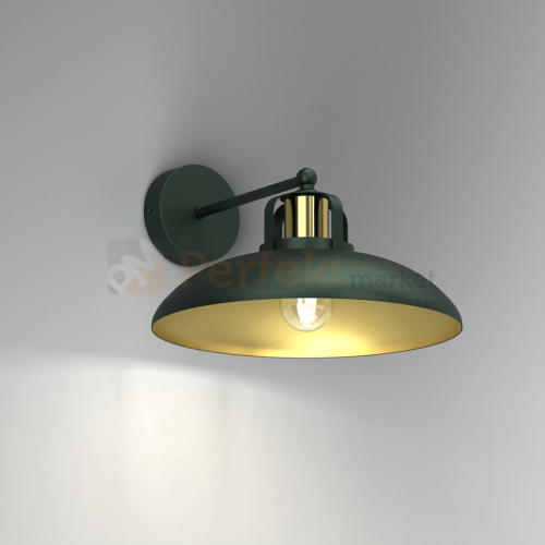Kinkiet FELIX GREEN/GOLD 1xE27 MLP7707