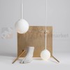 Kulista lampa wisząca BOSSO 1MINI WHITE (20cm) perfektmarket 2.jpeg