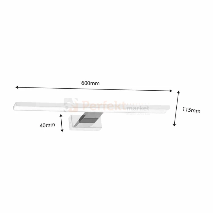 Kinkiet SHINE WHITE/CHROME 13,8W LED ML7882