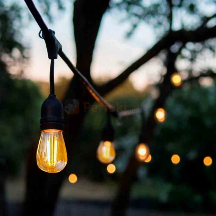 GIRLANDA 10 METRÓW Z ZARÓWKĄ FILAMENTOWĄ 10x1,5W EKO6925