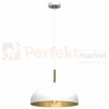 Lampa wisząca LINCOLN WHITE/GOLD 1xE27 45cm MLP8031