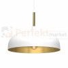 Lampa wisząca LINCOLN WHITE/GOLD 1xE27 45cm MLP8031