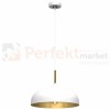 Lampa wisząca LINCOLN WHITE/GOLD 1xE27 45cm MLP8031