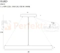 MAXLIGHT P0452 LAMPA WISZĄCA HARD