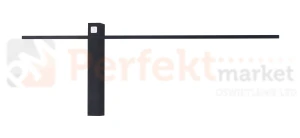 Kinkiet ścienny SABRE MAXLIGHT W0281  61 cm czarny ściemnialny z włącznikiem