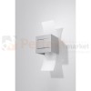 lampa_ścienna kinkiet szara g9 nowoczesna minimalizm design lampa kwadratowa plafon LED loreto szary perfektmarket SL.0202