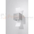 lampa_ścienna kinkiet szara g9 nowoczesna minimalizm design lampa kwadratowa plafon LED loreto szary perfektmarket SL.0202